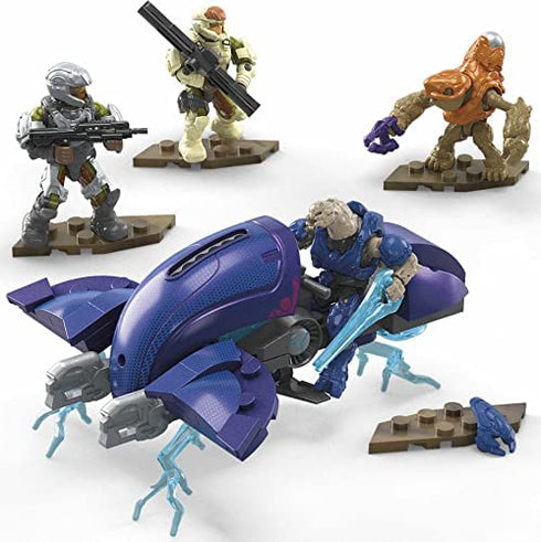Mega Halo Ghost of Requiem Vehicle Halo Universe Construction Set, Building Toys for Boys, Ages 8+