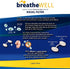breatheWELL Nasal Filter Protection Device, Large, 6 Count