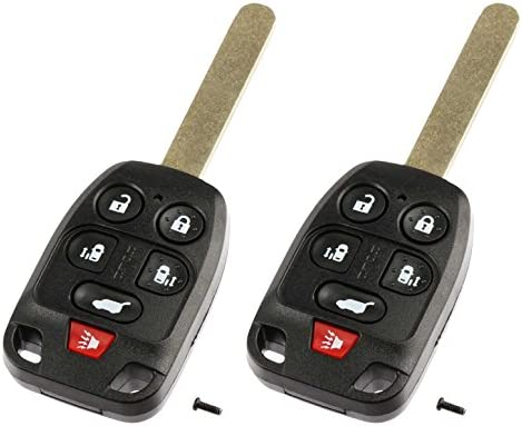 Case Shell Key Fob Remote fits 2011 2012 2013 Honda Odyssey, Set of 2