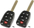 Case Shell Key Fob Remote fits 2011 2012 2013 Honda Odyssey, Set of 2