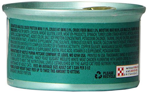 Fancy Feast Medley White Meat Chicken Florets Cat Food, 3 oz