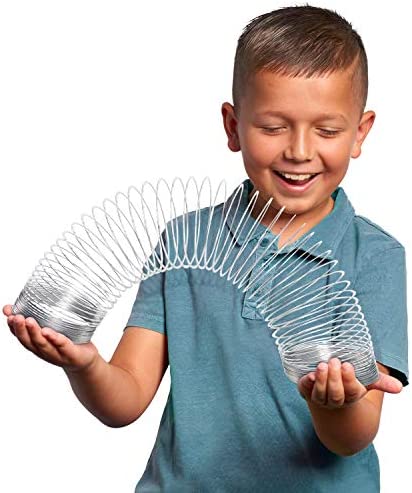 The Original Giant Slinky Walking Spring Toy, Metal Slinky, Toys for 3 Year Old Girls and Boys, Party Favors, Fidget Toys, by Just Play