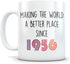 Funny 1956 Birthday Gift for Women and Men - Happy Bday Coffee Mug - Gag Party Cup Idea for a Joke Celebration - Best Adult Birthday Presents