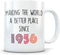 Funny 1956 Birthday Gift for Women and Men - Happy Bday Coffee Mug - Gag Party Cup Idea for a Joke Celebration - Best Adult Birthday Presents