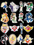 Sailor Moon Pretty Guardian Waterproof Stickers/Decals (50 pcs) of Japanese Anime Cartoon for Laptop Skateboard Snowboard Water Bottle Phone Car(Sailor Moon)
