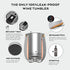 BrüMate Uncork'd XL MÜV - 100% Leak-Proof 14oz Insulated Wine Tumbler with Lid - Vacuum Insulated Stainless Steel Wine Glass - Perfect For Travel & Outdoors (Aqua)