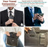 Mini Notepad Holder Set - 3x5 Pocket Memo Pads Book Cover for Business Professionals - Small Flip Jotter Notebook Case
