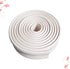 Vosarea Home Decoration Modelling Crown Mouldings Trim Flexible Molding Ceiling Border Line Interior Decoration Wall Edge Protector, Off White, Length 5M/196.85Inch, Width 3cm/1.18Inch