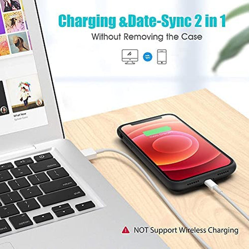AFTRYOUGO Battery Case for iPhone X/XS/10 (5.8 inch), Enhanced 7000mAh Protective Portable Charging Case Rechargeable Extended Battery Black Pro Model:XDL-640MW Model:XDL-640MW