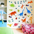 Dinosaur Decals Wall Stickers Boys Kids Room Decor Glow in The Dark Luminous Dinosaur Vinyl Decor Baby Bedroom Living Room Bathroom Decor (Classic Style)