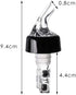 6 Pcs Measured Bottle Pourer, Liquor Pourers 1oz/30ml Automatic Liquor Bottle Pourers Bottle Jigger Quick Shot Spirit Measure Pourer for Wine Cocktail Gin Jigger