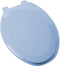 Bath D©cor 1F1E5-45 Premium Molded Wood Toilet Seat, Regency Blue