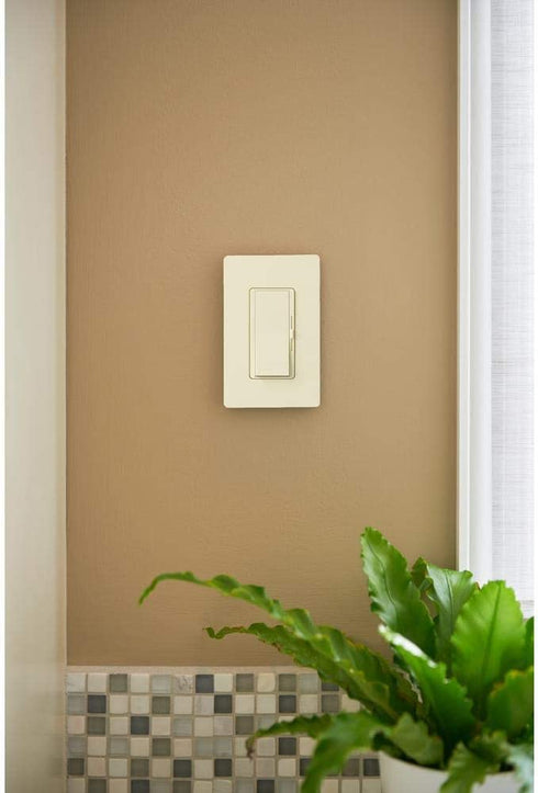 Lutron, White Diva C.L Dimmer for Dimmable LED, Halogen and Incandescent Bulbs, Single-Pole or 3-Way, DVCL-153P-WH, 1 pack