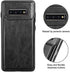 HianDier Wallet Case for Galaxy S10 Plus Slim Protective Case with Credit Card Slot Holder for Men Flip Folio Soft PU Leather Magnetic Closure Cover Case for Samsung Galaxy S10 Plus 6.4 Inches, Black