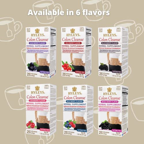 Hyleys Tea Colon Cleanse Wild Berries (1 Pack)
