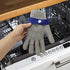 TS 2.0 ANSI A9 Cut Resistant Glove Stainless Steel Mesh Metal Wire Glove Durable Rustproof Reliable Cutting Glove for Meat Processing, Food Cutting (Medium?