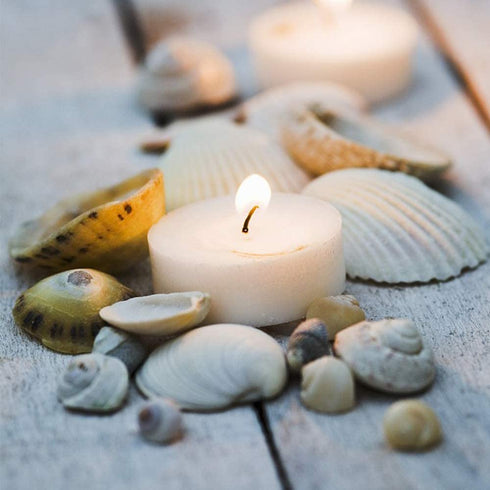 Unscented Tealight Candles Bulk Soy Tea Lite Candles Long Lasting Clean Burn Candles Set of 50