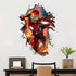 ZI XIN Superhero Wall Stickers Iron Man Wall Decals Excellent Vinyl Wall Decor for Boys Room Living Room (Size 35.4 x 23.6 inch)