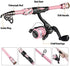 PLUSINNO Kids Fishing Pole, Portable Telescopic Fishing Rod and Reel Combo Kit - with Spinning Fishing Reel Tackle Box for Boys, Girls, Youth