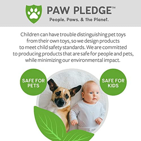 TrustyPup Penquin Plush Dog Toy with Silent Squeaker, Black and White, Medium, Model Number: 71136-99997-012