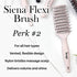 L'ANGE HAIR Siena Flexi Curved Vented Hair Brush | Detangle Brush with Nylon Bristles | Best Wet Brush for Tangles and Knots | Ideal Brush for men and women | Flexible Vented Hair Brushes for Airflow