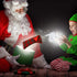 3 Pieces Christmas Sleeping Bags Accessory Elf Doll Sleeping Bag and 3 Pieces White Bathrobes for Elf Doll Red Green Plaid Sleeping Bag for Elf Doll Decorations, 3 Styles (Doll is not Included)