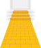 Yellow Brick Road Novelty Aisle Floor Runner Princess Decorations Party Supplies