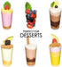 DLux 100 x 3 oz Mini Dessert Cups with Spoons, Shooter - Clear Plastic Parfait Appetizer Cup - Small Reusable Shooter Glass for Tasting Party Shooters Desserts Appetizers - With Recipe Ebook