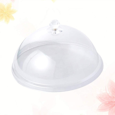 BESTONZON Food Cover Dome Food Screen Protector Fly Cake Cover for Home Restaurant Use (8.5x 5.9 Inch)