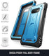 Galaxy S10e Rugged Case with Kickstand, Poetic Heavy Duty Military Grade Full Body Cover, with Built-in-Screen Protector, Revolution Series, for Samsung Galaxy S10e 5.8 Inch (2019), Blue