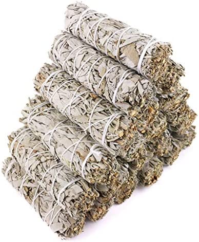 White Sage Smudge Sticks 4 Inch | Organic White Sage Smudging Wands | Bulk Quantities for Home Cleansing, Meditation, & Smudging Rituals | Sustainably Sourced California White Sage (6)
