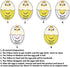 Egg Timer Sensitive Hard & Soft Boiled Color Changing Indicator Tells When Eggs are Ready (Yellow 2pcs)