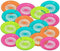 12 Reusable 10.5" Plastic Paper Plate Holders in bright colors (12 Pack)