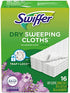 Swiffer Sweeper Dry Sweeping Cloths, Mop and Broom Floor Cleaner Refills, Febreze Lavender Vanilla and Comfort Scent, 16 Count