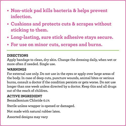 JoJo Siwa Kids Bandages, 100 ct Glitter Bandages | Wear Like Stickers, Adhesive Antibacterial Bandages for Minor Cuts, Scrapes, Burns. Easter Basket Stuffers for Kids & Toddlers