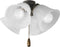 Progress Lighting P2643-20WB Fan Light Kit, Antique Bronze