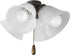 Progress Lighting P2643-20WB Fan Light Kit, Antique Bronze