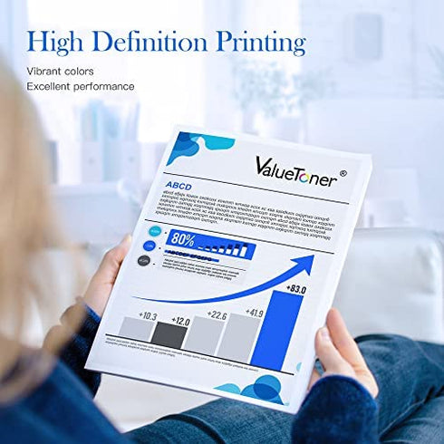 Valuetoner Remanufactured Ink Cartridge Replacement for HP 60XL 60 Ink Cartridge Combo Pack Color and Black for Photosmart C4680 D110, Deskjet D2680 F2430 F4210 Printer (1 Black, 1 Tri-Color)