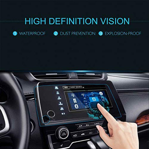 INTGET 7 Inch Navigation Screen Protector for 2022 2021 Honda CRV Accessories 2017 2018 2019 2020 LX EX EX-L Touring Tempered Glass Touch Screen Protective Film for CR-V Honda 2021 2022 Car Interior