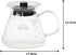 Kalita (Carita) Coffee Server I Pour Over Carafe I 500ml (17oz) I Pot Fits Kalita Drippers I Heat Resistant Glass I Made in Japan I, Single Cup, Clear