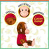 KIDS PREFERRED Curious George Monkey Plush - Classic George 16" Stuffed Animal