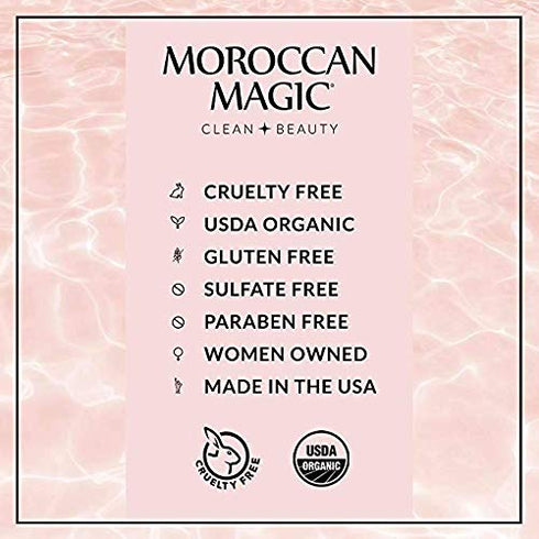 Moroccan Magic Organic Lemon Thyme Lip Balm 3 Pack | Made with Natural Cold Pressed Argan and Essential Oils Lip Balm | Smooth Application | Non-Toxic, Cruelty Free
