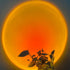Sunset lamp, Projector Lights, Sunset Lights, Night Light for Christmas, Lulijay LED Sunset Lights for Bedroom which is for Stream Live Sunset Rainbow (Sunset)