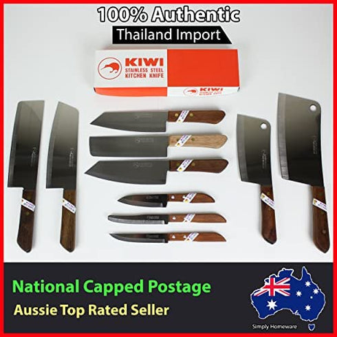 KIWI 4" Sharp Pairing Knife, with wood Handle # 503