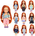 BARWA 6pcs Kelly Doll Clothes Fashion Dresses Outfit for Kelly Doll