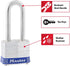 Master Lock 3DLH Outdoor Padlock with Key, 1 Pack
