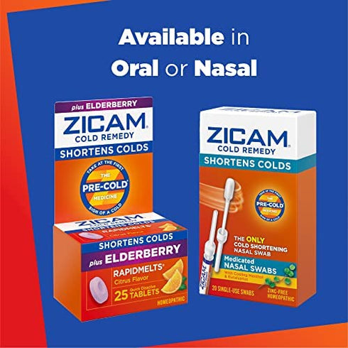 Zicam Ultra Cold Remedy Zinc Rapidmelts, Orange Cream Flavor, 18 Count (Pack of 1)