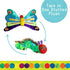 World of Eric Carle, The Very Hungry Caterpillar Butterfly Reversible Stuffed Animal Plush Toy, 16"