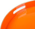 MAONAME 13" Round Tray, Orange Serving Tray with Handles, Modern Decorative Tray for Coffee Table, Plastic Ottoman Tray for Ottoman, Bathroom, Decor