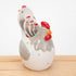 Bits and Pieces - Ceramic Chicken Measuring Spoons - Whimsical, and Practical Chicken Figurine with 4 Measuring Spoons - Adds Quirky Charm to Your Kitchen.